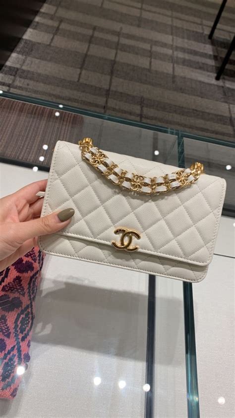 chanel boy woc white|chanel reissue woc.